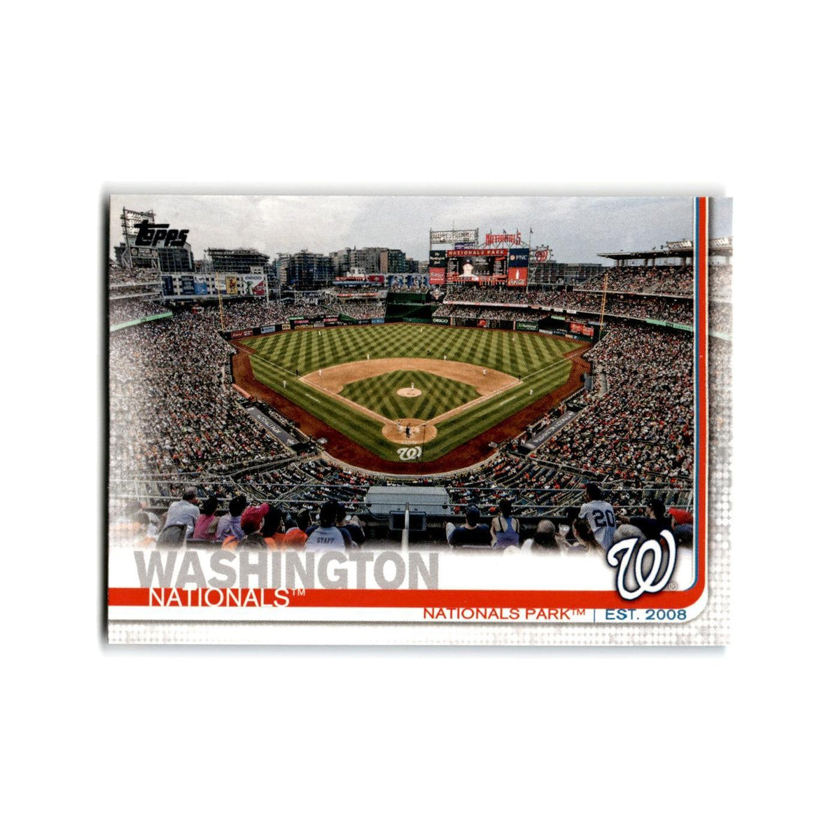 Nationals Park 2019 Topps #341 Washington Nationals Baseball Card NM