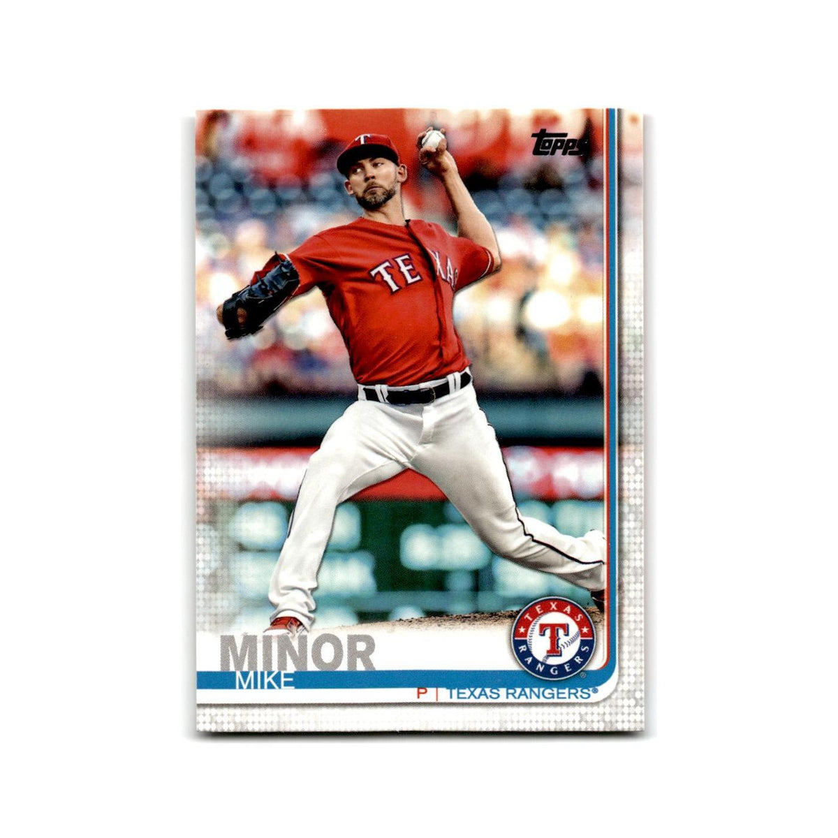 Mike Minor 2019 Topps #278 Texas Rangers Baseball Card NM