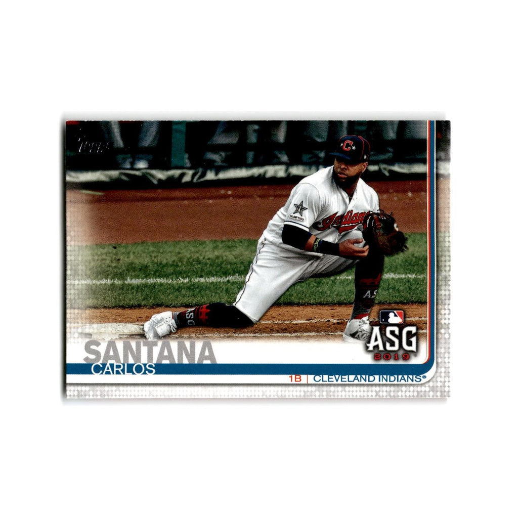 Carlos Santana 2019 Topps #US89 Cleveland Indians Baseball Card NM