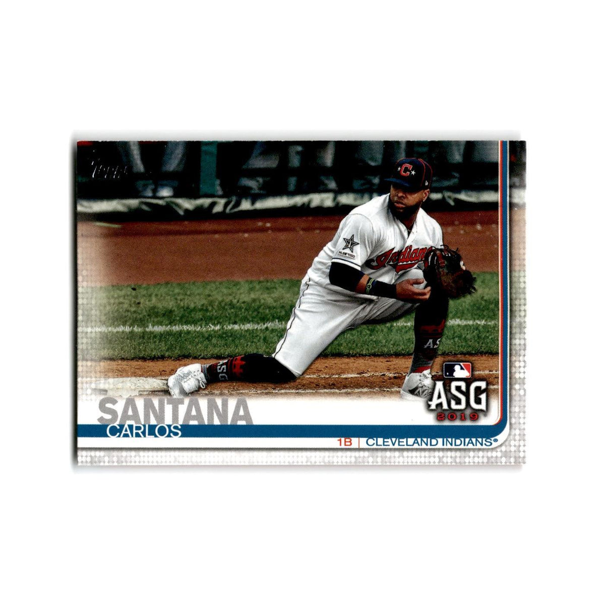 Carlos Santana 2019 Topps #US89 Cleveland Indians Baseball Card NM
