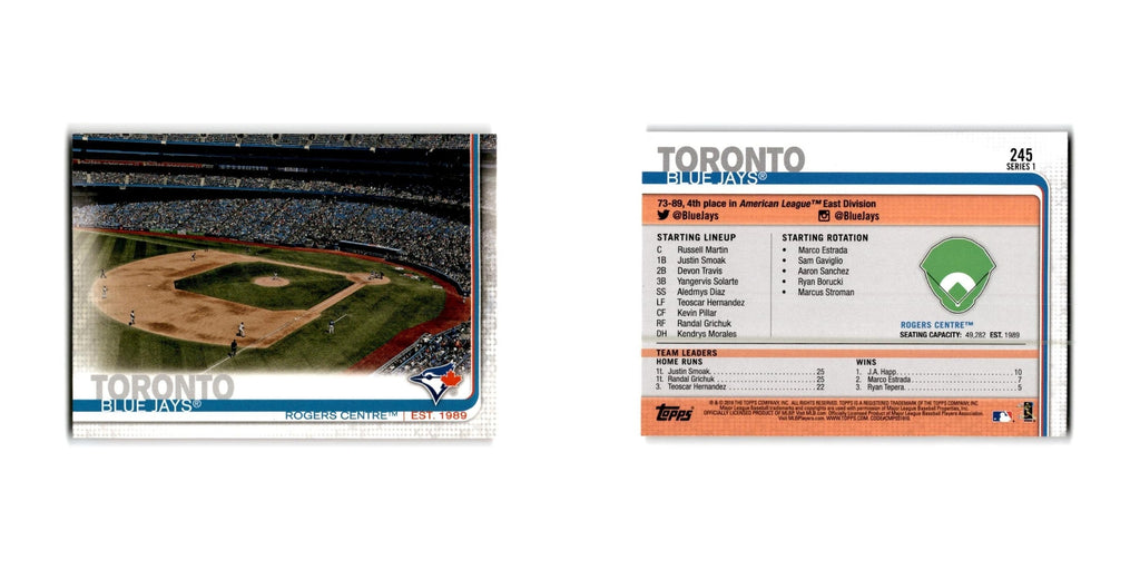 Rogers Center 2019 Topps #245 Toronto Blue Jays Baseball Card NM