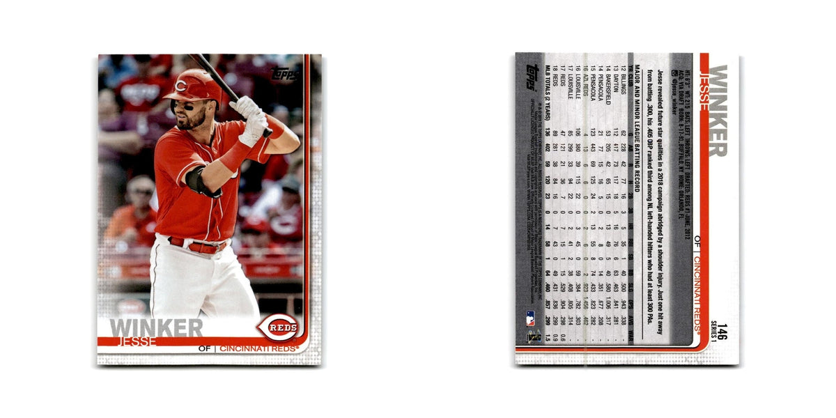 Jesse Winker 2019 Topps #146 Cincinnati Reds Baseball Card NM