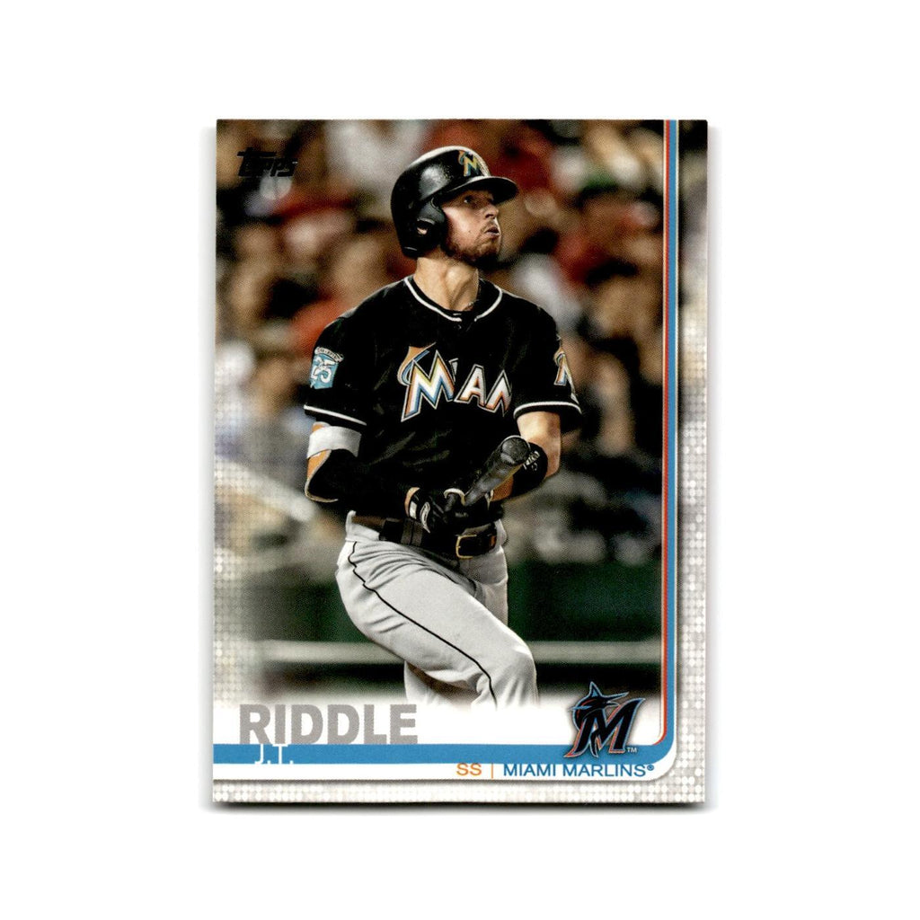 J.T. Riddle 2019 Topps #607 Miami Marlins Baseball Card NM
