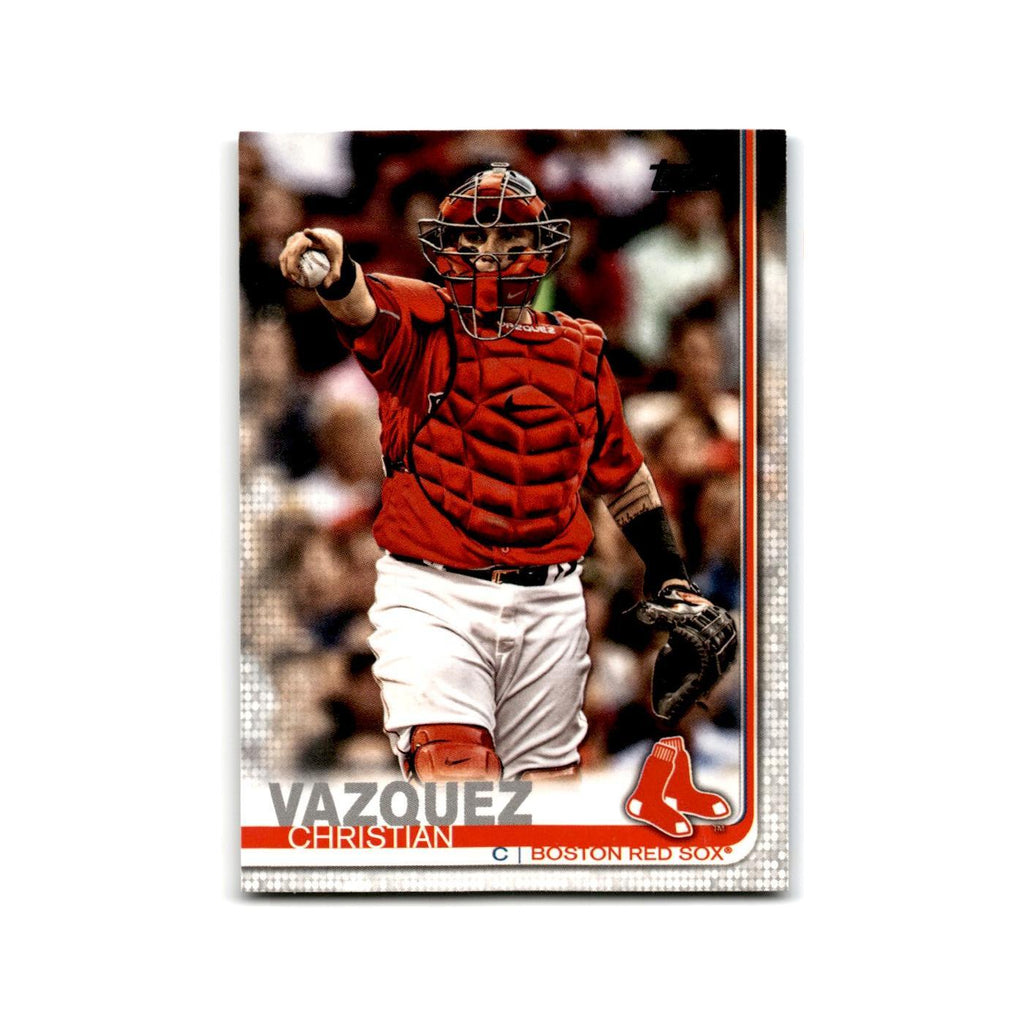 Christian Vazquez 2019 Topps #373 Boston Red Sox Baseball Card NM