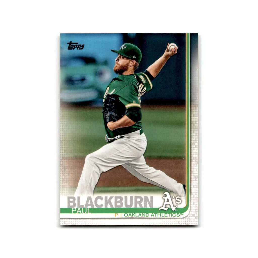 Paul Blackburn 2019 Topps #36 Oakland Athletics Baseball Card NM