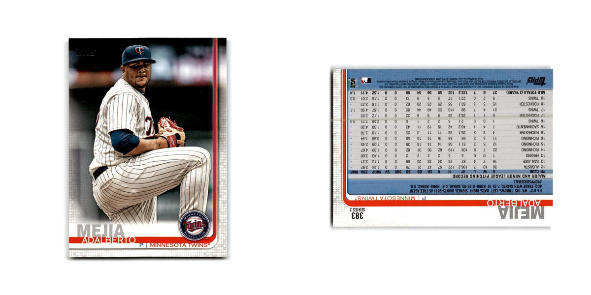 Adalberto Mejia 2019 Topps #383 Minnesota Twins Baseball Card NM