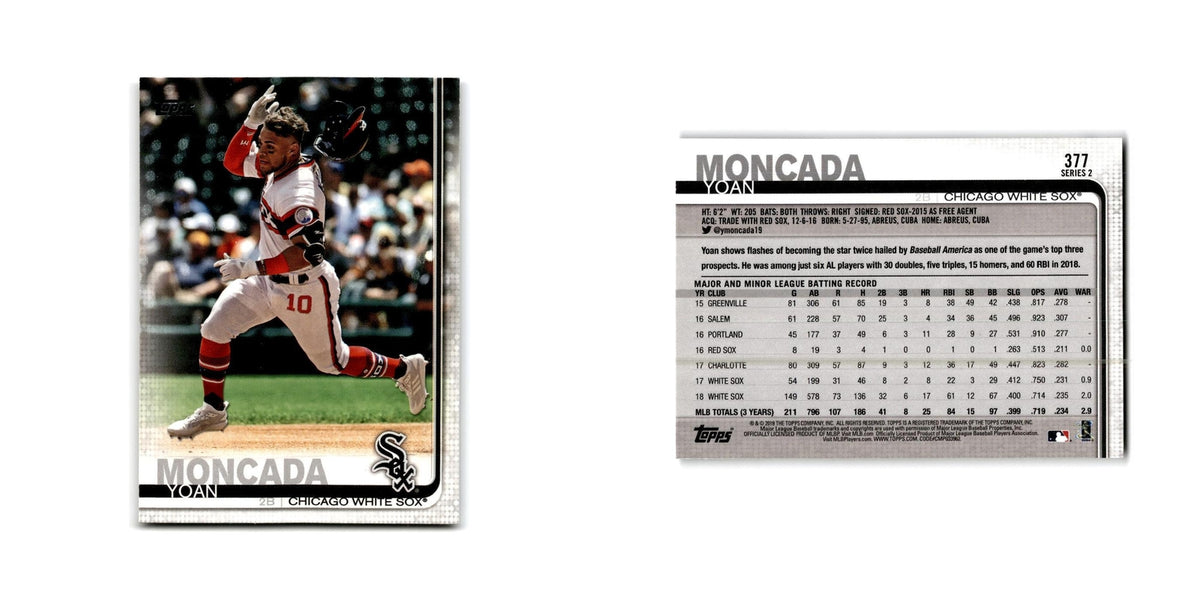 Yoan Moncada 2019 Topps #377 Chicago White Sox Baseball Card NM