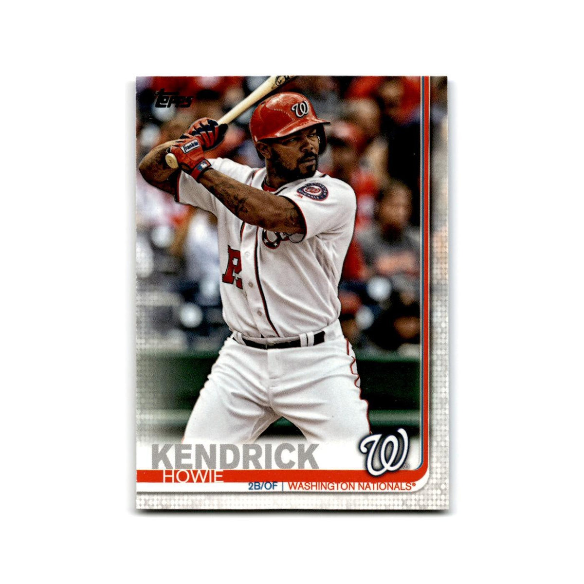 Howie Kendrick 2019 Topps #610 Washington Nationals Baseball Card NM