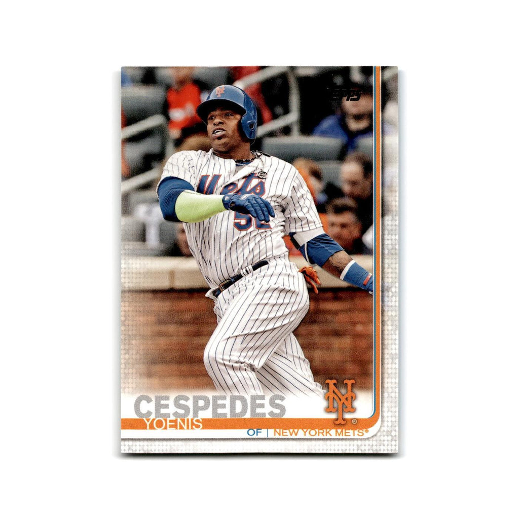 Yoenis Cespedes 2019 Topps #128 New York Mets Baseball Card NM