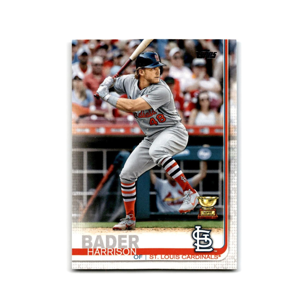 Harrison Bader 2019 Topps #97 St. Louis Cardinals Baseball Card NM