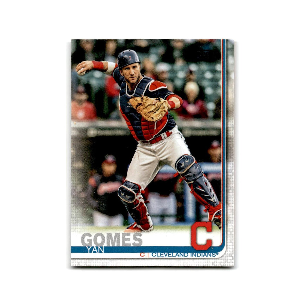 Yan Gomes 2019 Topps #143 Cleveland Indians Baseball Card NM
