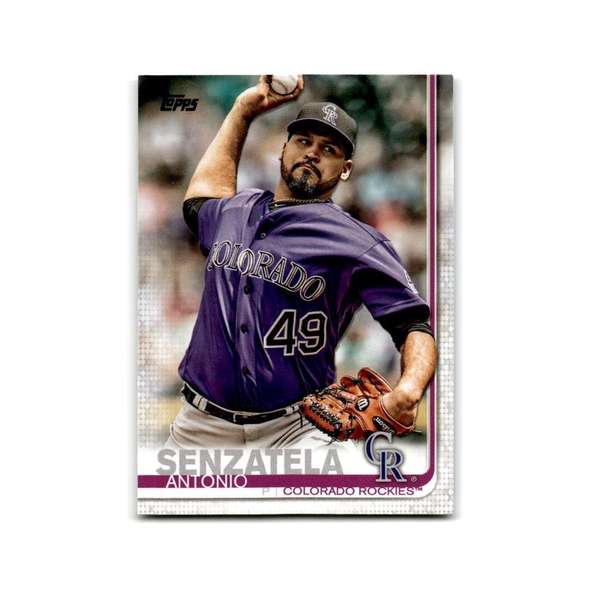 Antonio Senzatela 2019 Topps #181 Colorado Rockies Baseball Card NM
