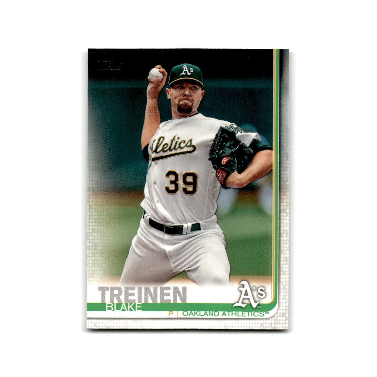 Blake Treinen 2019 Topps #147 Oakland Athletics Baseball Card NM