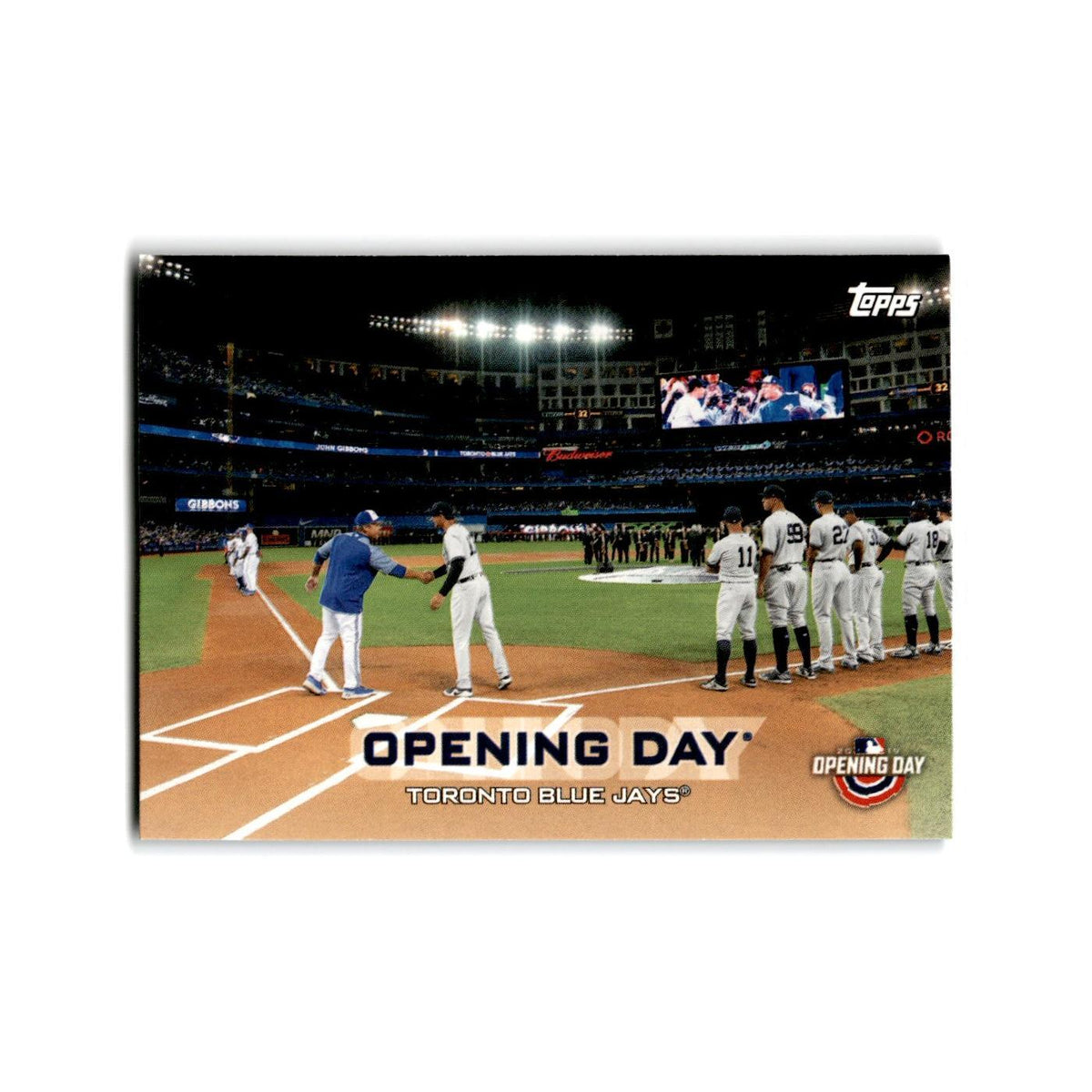 Toronto Blue Jays Opening Day 2019 Topps #ODB-TBJ Toronto Blue Jays NM