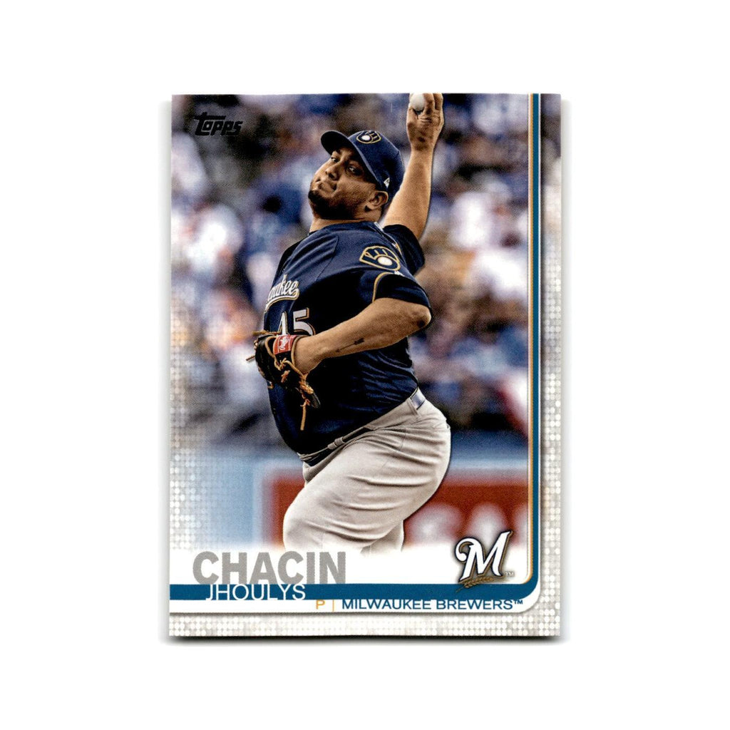 Jhoulys Chacin 2019 Topps #642 Milwaukee Brewers Baseball Card NM