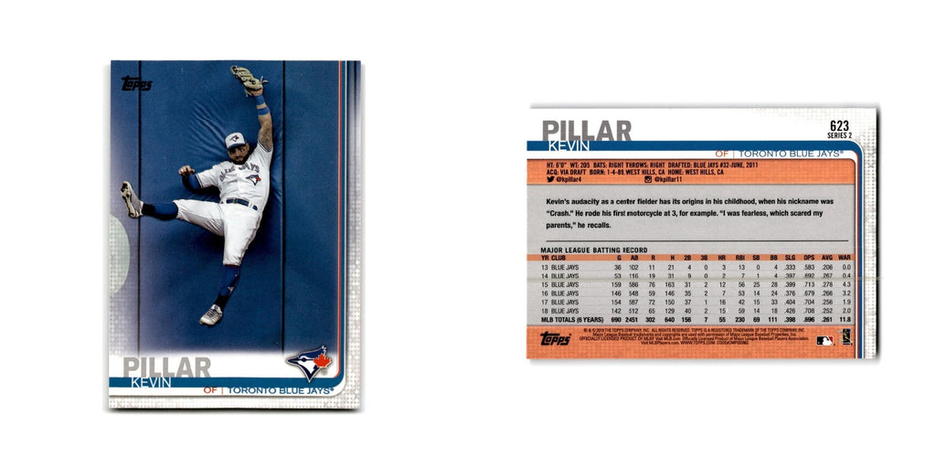 Kevin Pillar 2019 Topps #623 Toronto Blue Jays Baseball Card NM