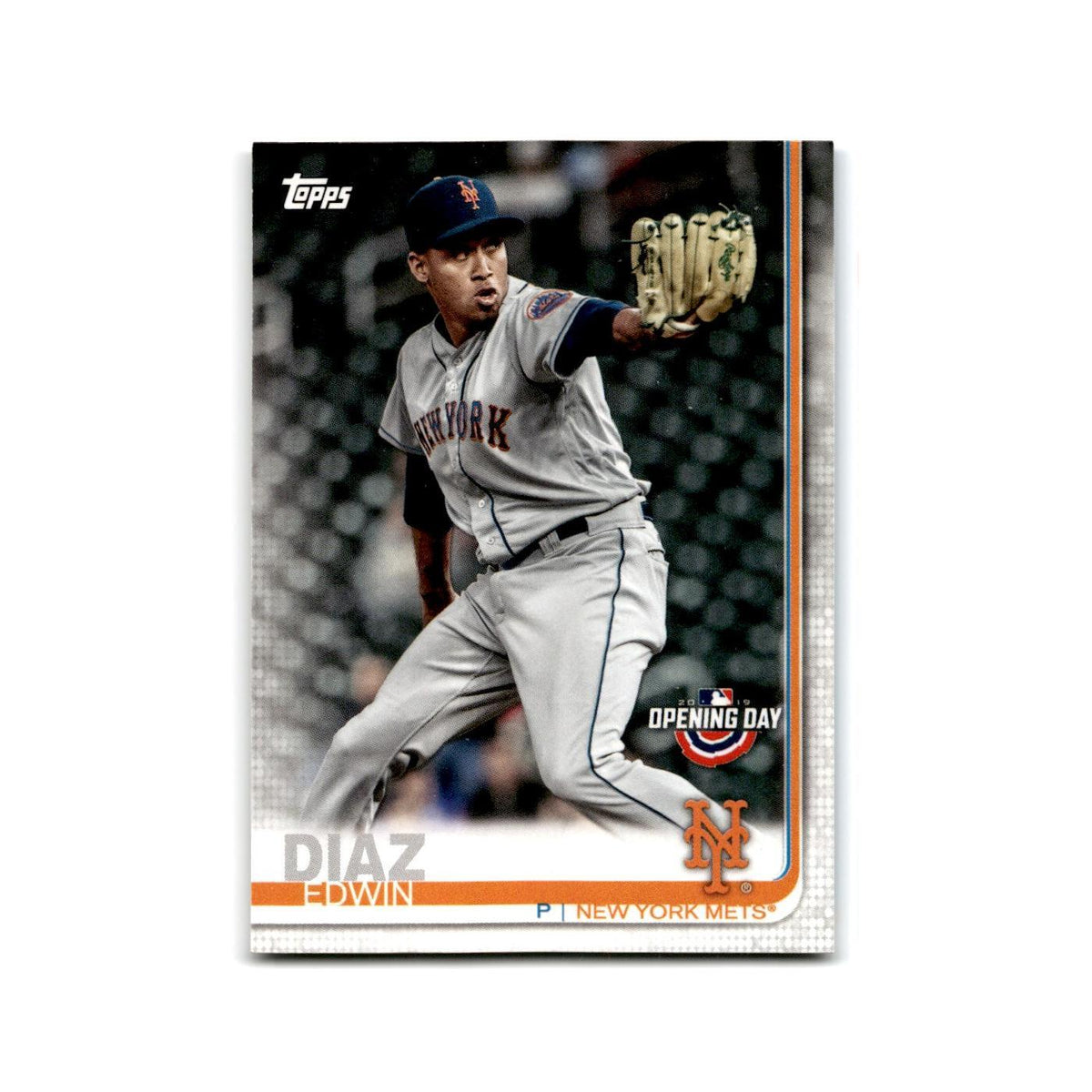 Edwin diaz Opening Day 2019 Topps #113 New York Mets Baseball Card NM