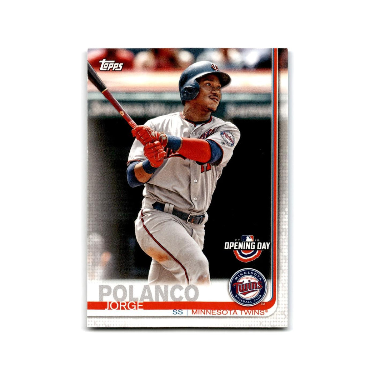 Jorge Polanco Opening Day 2019 Topps #110 Minnesota Twins Baseball Card NM
