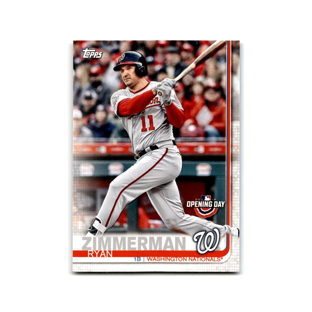 Ryan Zimmerman Opening Day 2019 Topps #122 Washington Nationals Baseball Card NM