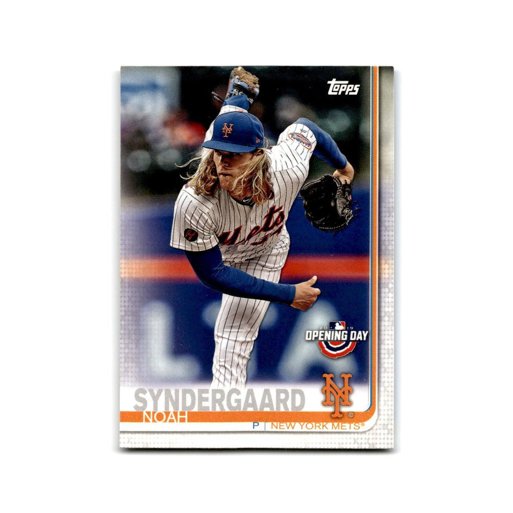 Noah Syndergaard Opening Day 2019 Topps #126 New York Mets Baseball Card NM