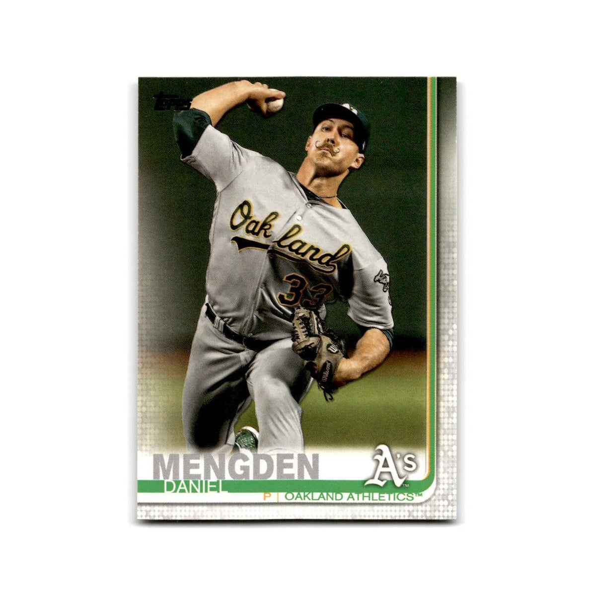 Daniel Mengden 2019 Topps #553 Oakland Athletics Baseball Card NM