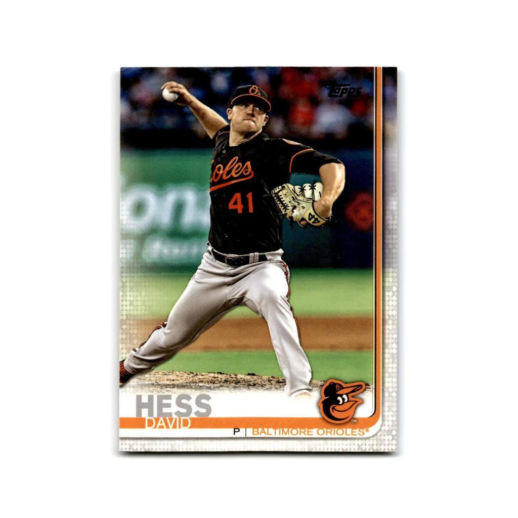 David Hess 2019 Topps #552 Baltimore Orioles Baseball Card NM