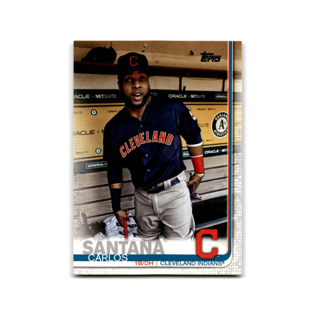 Carlos Santana 2019 Topps #585 Cleveland Indians Baseball Card NM