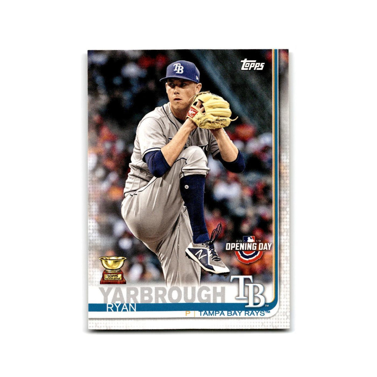 Ryan Yarbrough Opening Day 2019 Topps #141 Tampa Bay Rays Baseball Card NM