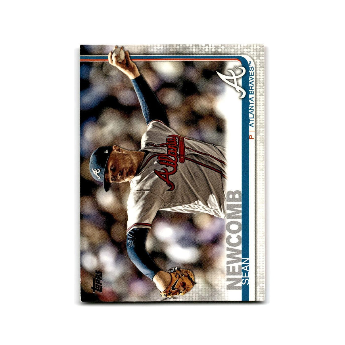 Sean Newcomb 2019 Topps #408 Atlanta Braves Baseball Card NM