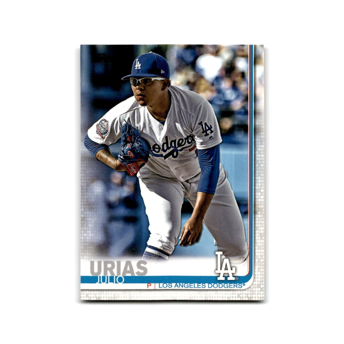 Julio Urias 2019 Topps #519 Los Angeles Dodgers Baseball Card NM