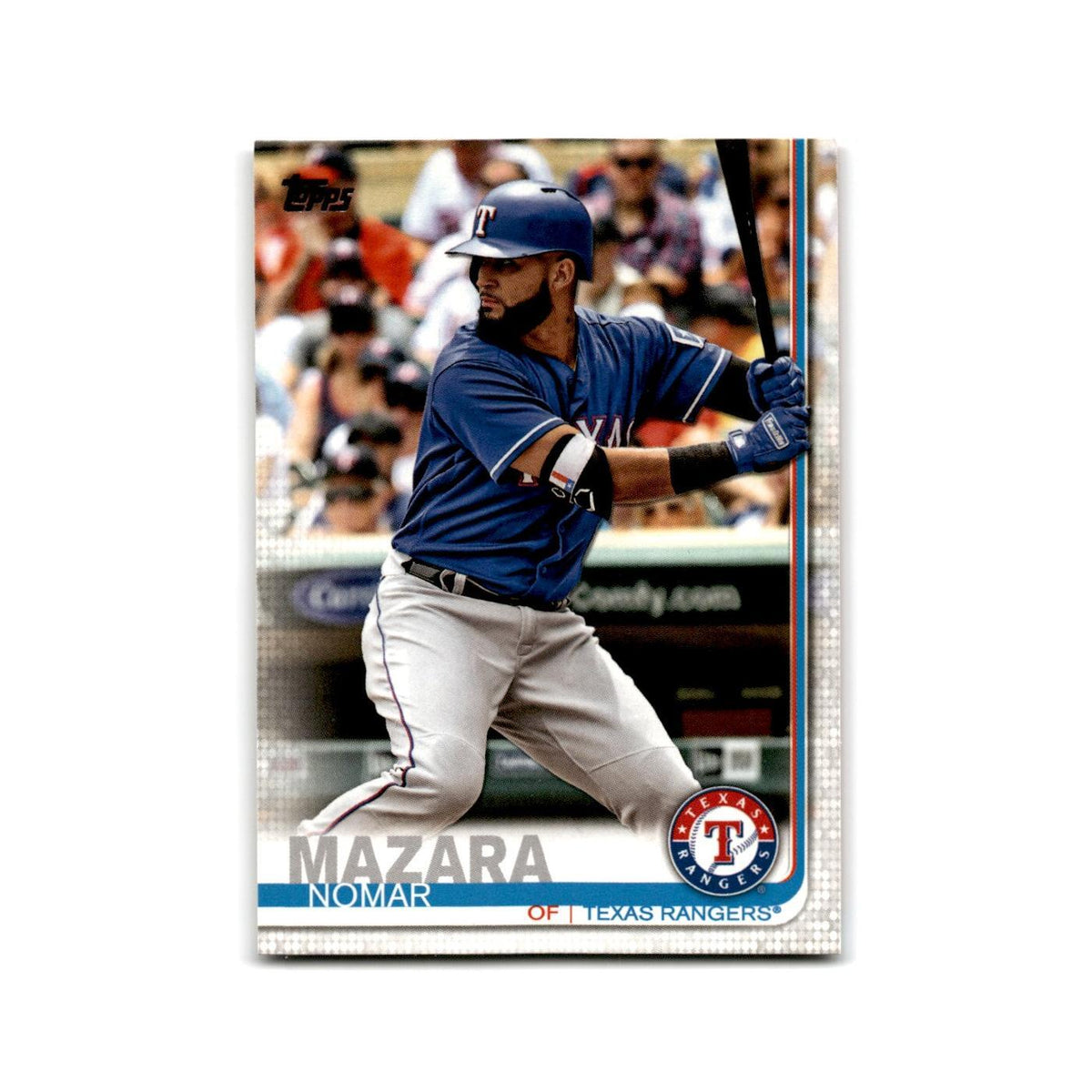 Nomar Mazara 2019 Topps #354 Texas Rangers Baseball Card NM