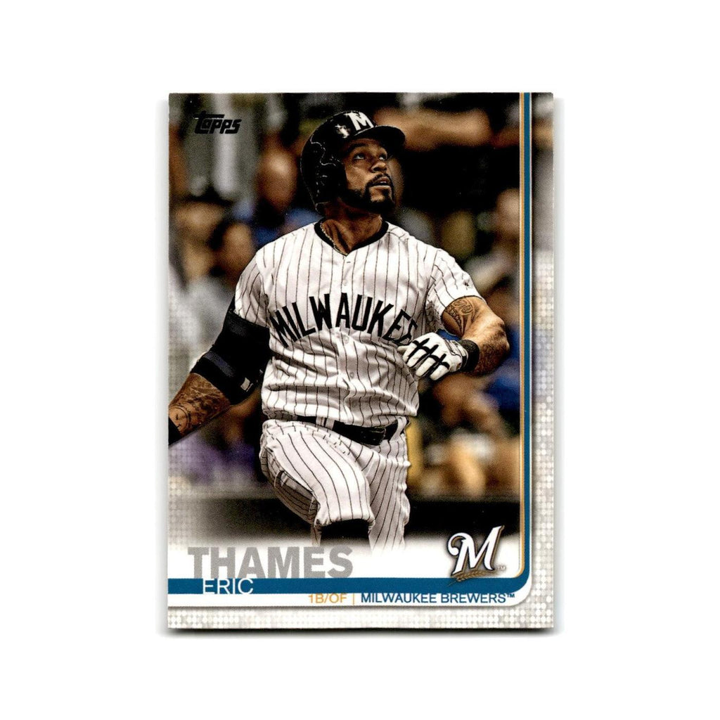 Eric Thames 2019 Topps #695 Milwaukee Brewers Baseball Card NM