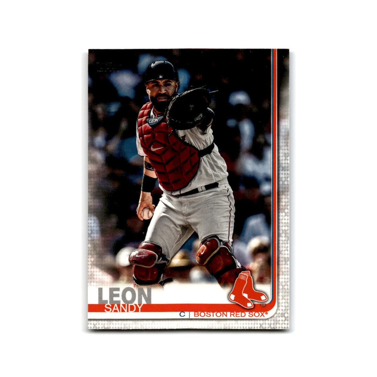 Sandy Leon 2019 Topps #419 Boston Red Sox Baseball Card NM