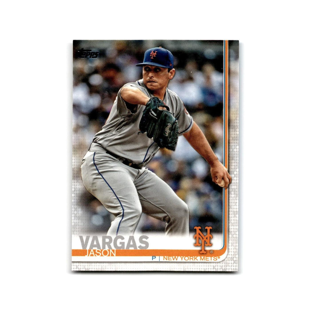 Jason Vargas 2019 Topps #418 New York Mets Baseball Card NM