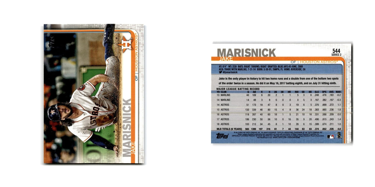 Jake Marisnick 2019 Topps #544 Houston Astros Baseball Card NM