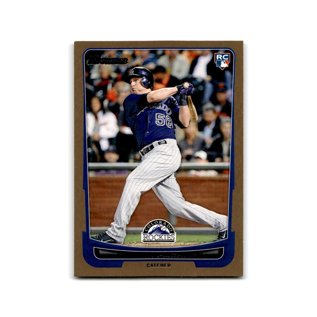 Jordan Pacheco 2012 Bowman Gold #195 Colorado Rockies Baseball Card NM