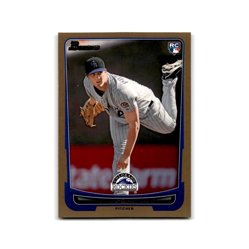Drew Pomeranz 2012 Bowman Gold #212 Colorado Rockies Baseball Card NM