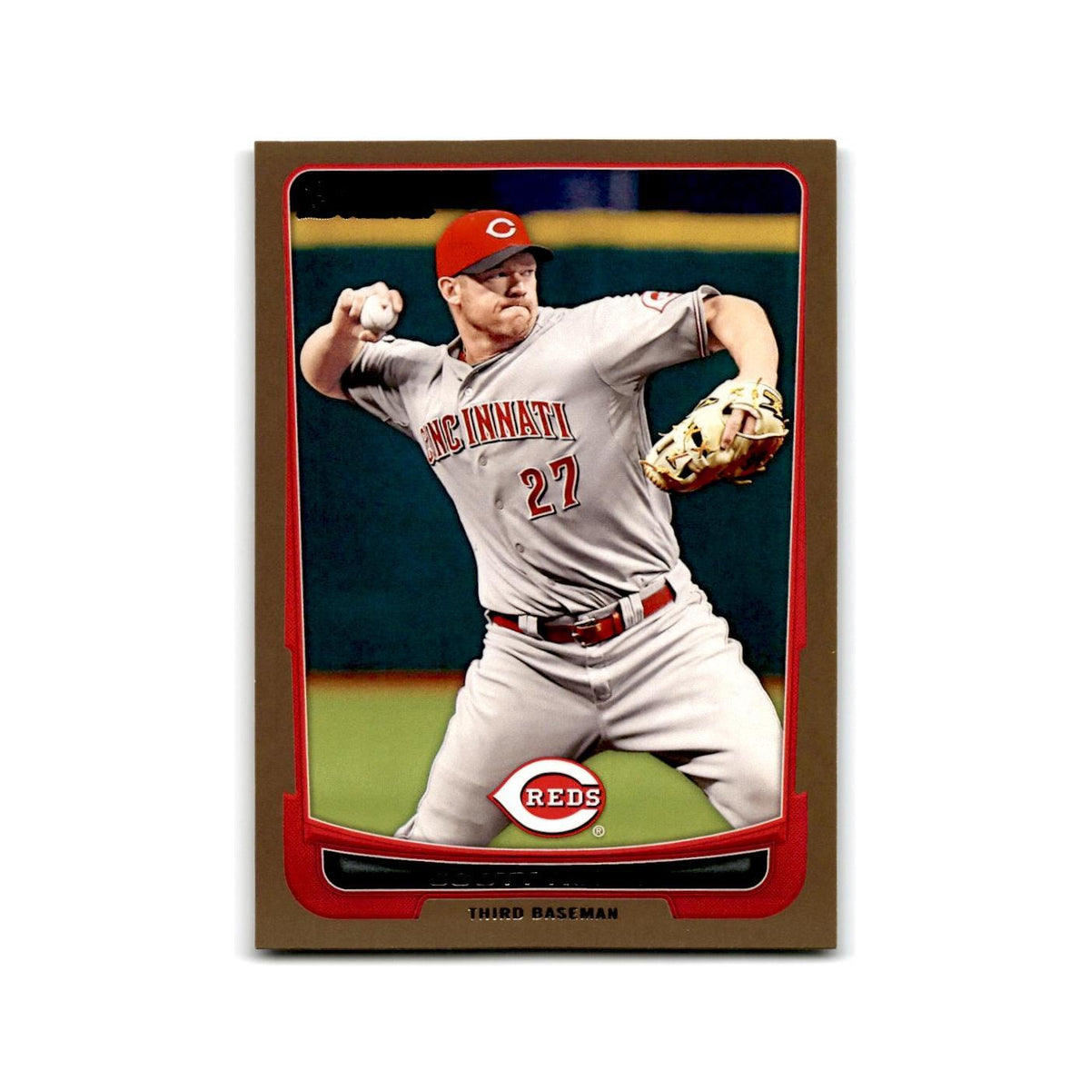 Scott Rolen 2012 Bowman Gold #154 Cincinnati Reds Baseball Card NM