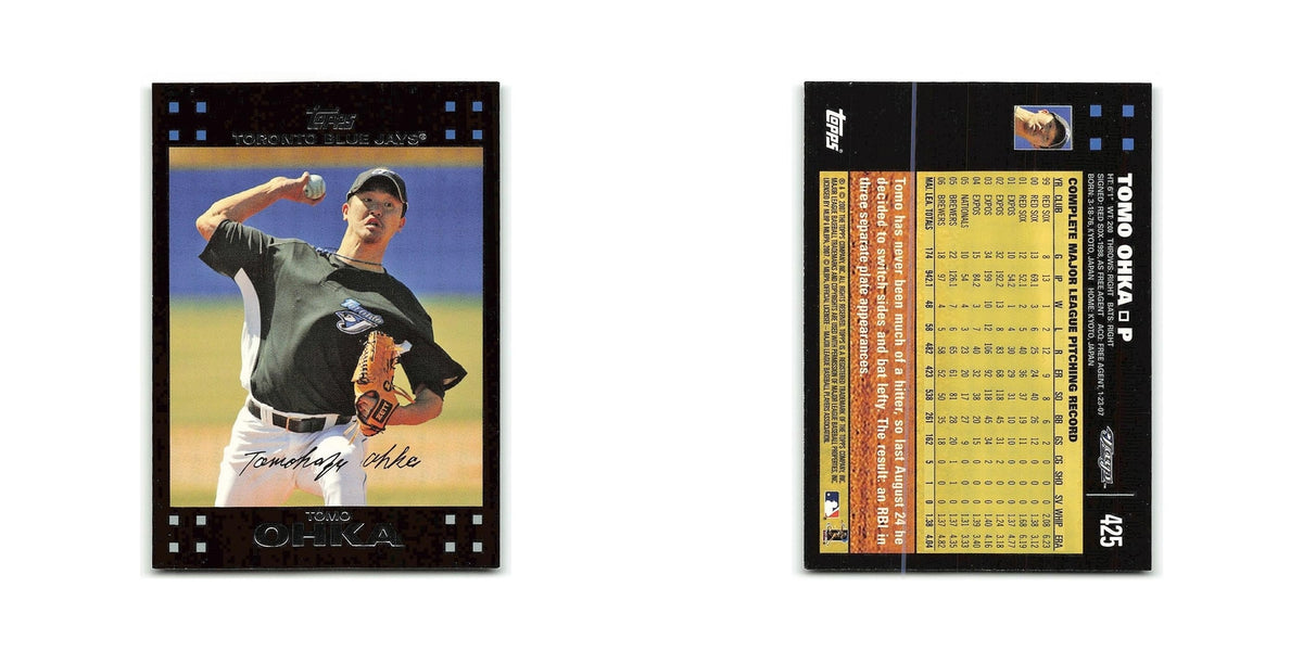 Tomo Ohka 2007 Topps #425 Toronto Blue Jays Baseball Card NM