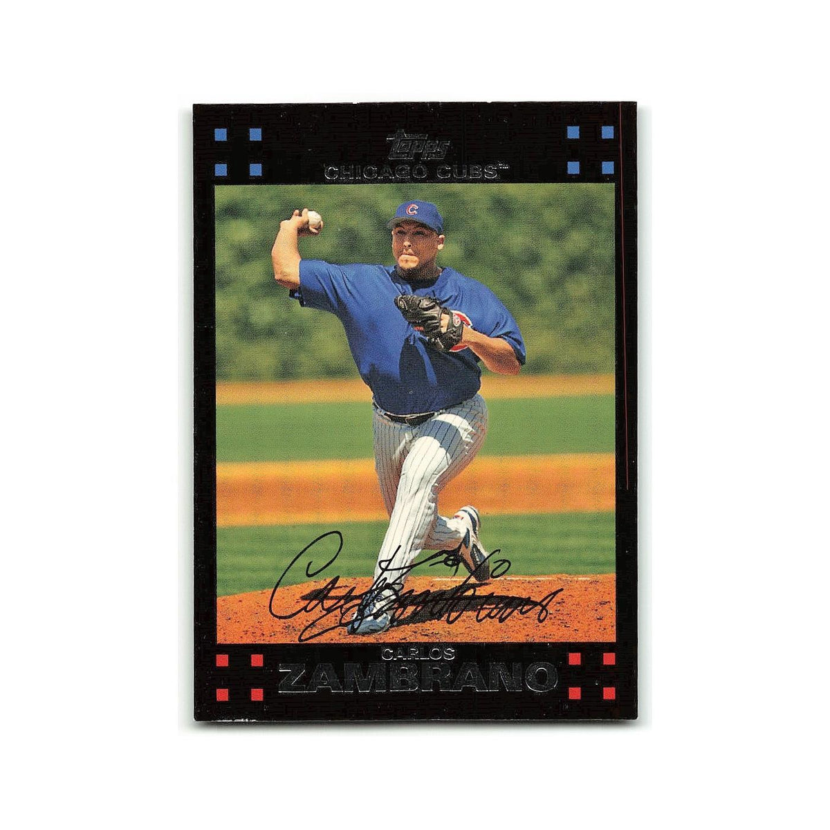 Carlos Zambrano 2007 Topps #429 Chicago Cubs Baseball Card NM