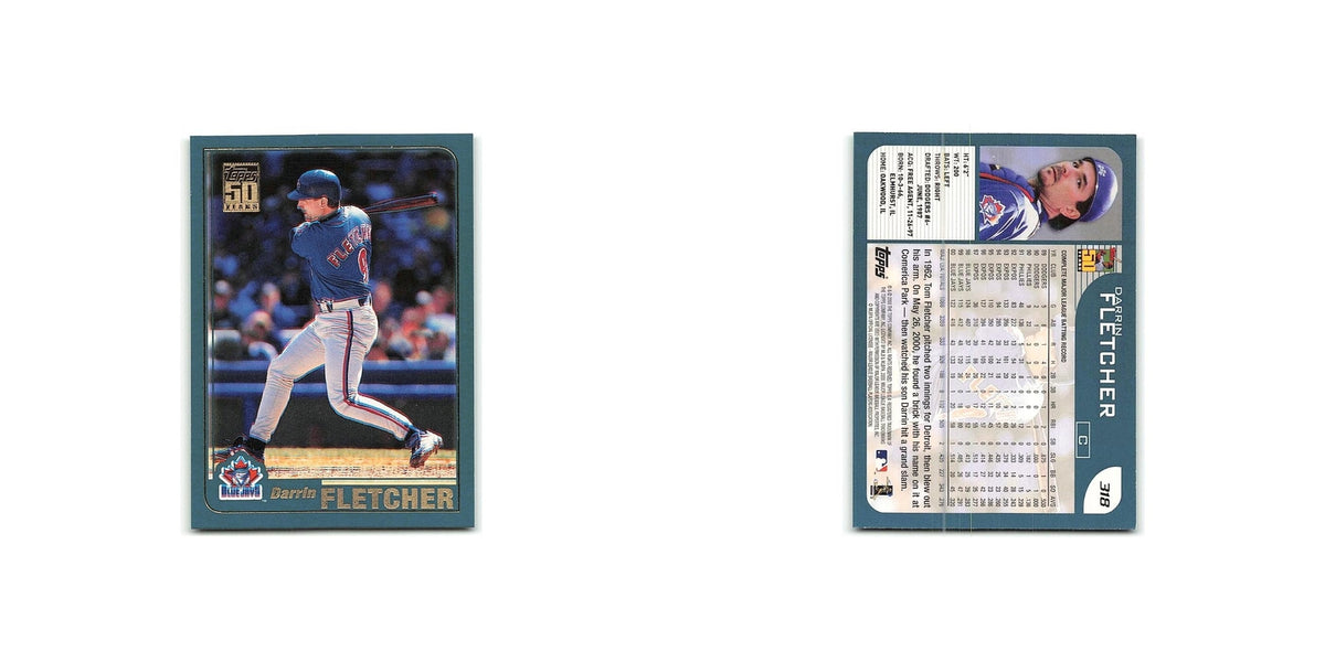 Darrin Fletcher 2001 Topps #318 Toronto Blue Jays Baseball Card NM