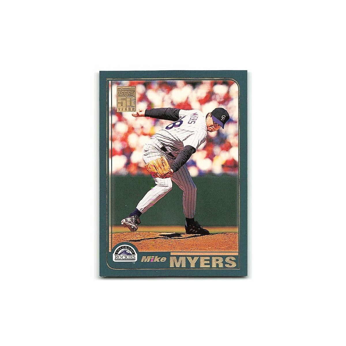 Mike Myers 2001 Topps #718 Colorado Rockies Baseball Card NM