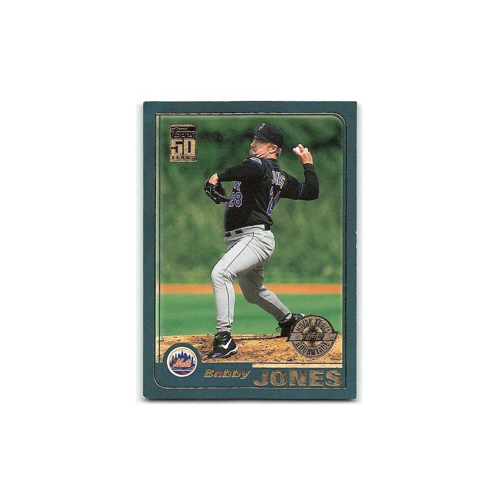 Bobby Jones Home team ADV 2001 Topps #57 New York Mets Baseball Card NM