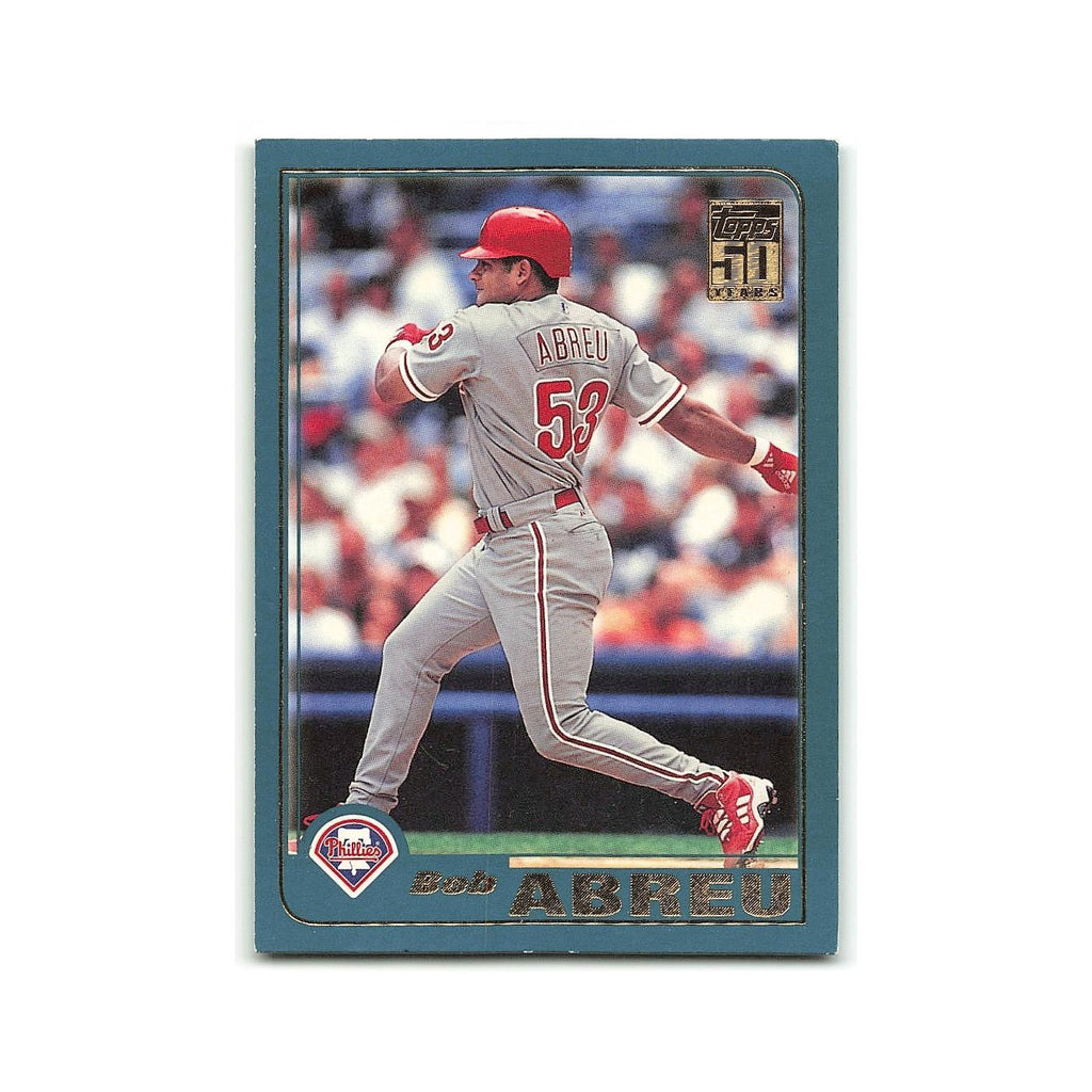 Bobby Abreu 2001 Topps #487 Philadelphia Phillies Baseball Card NM