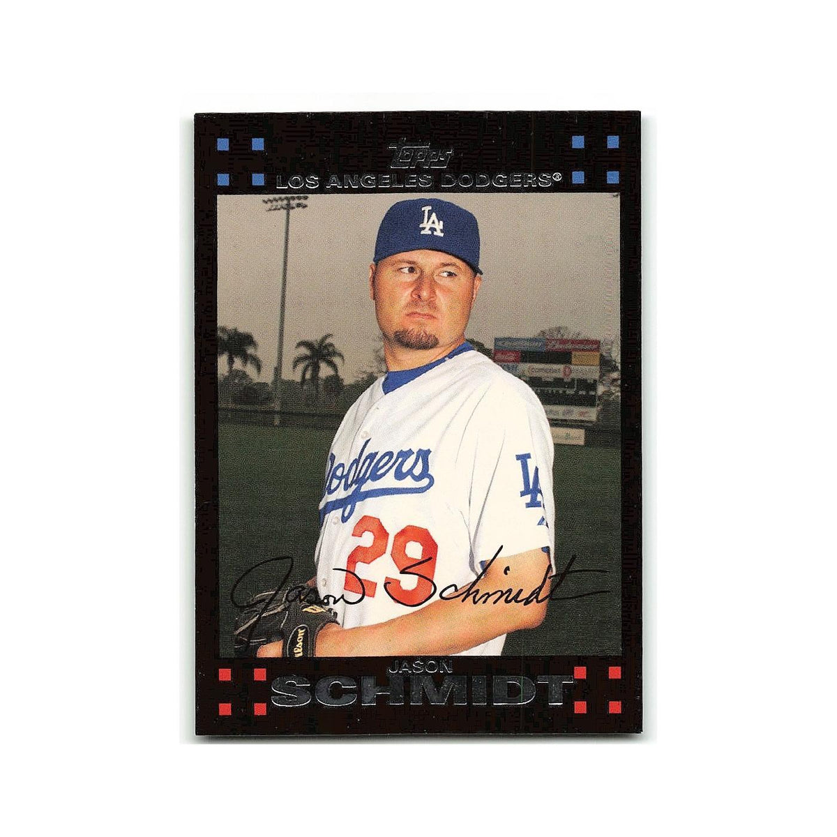 Jason Schmidt 2007 Topps #380 Los Angeles Dodgers Baseball Card NM