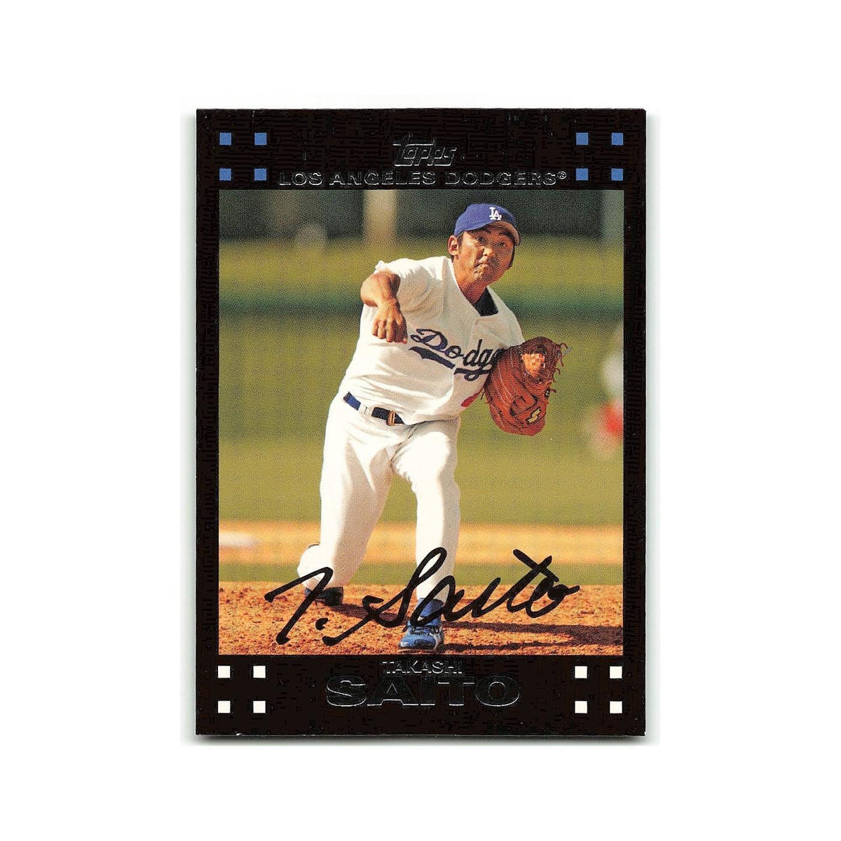 Takashi Saito 2007 Topps #432 Los Angeles Dodgers Baseball Card NM