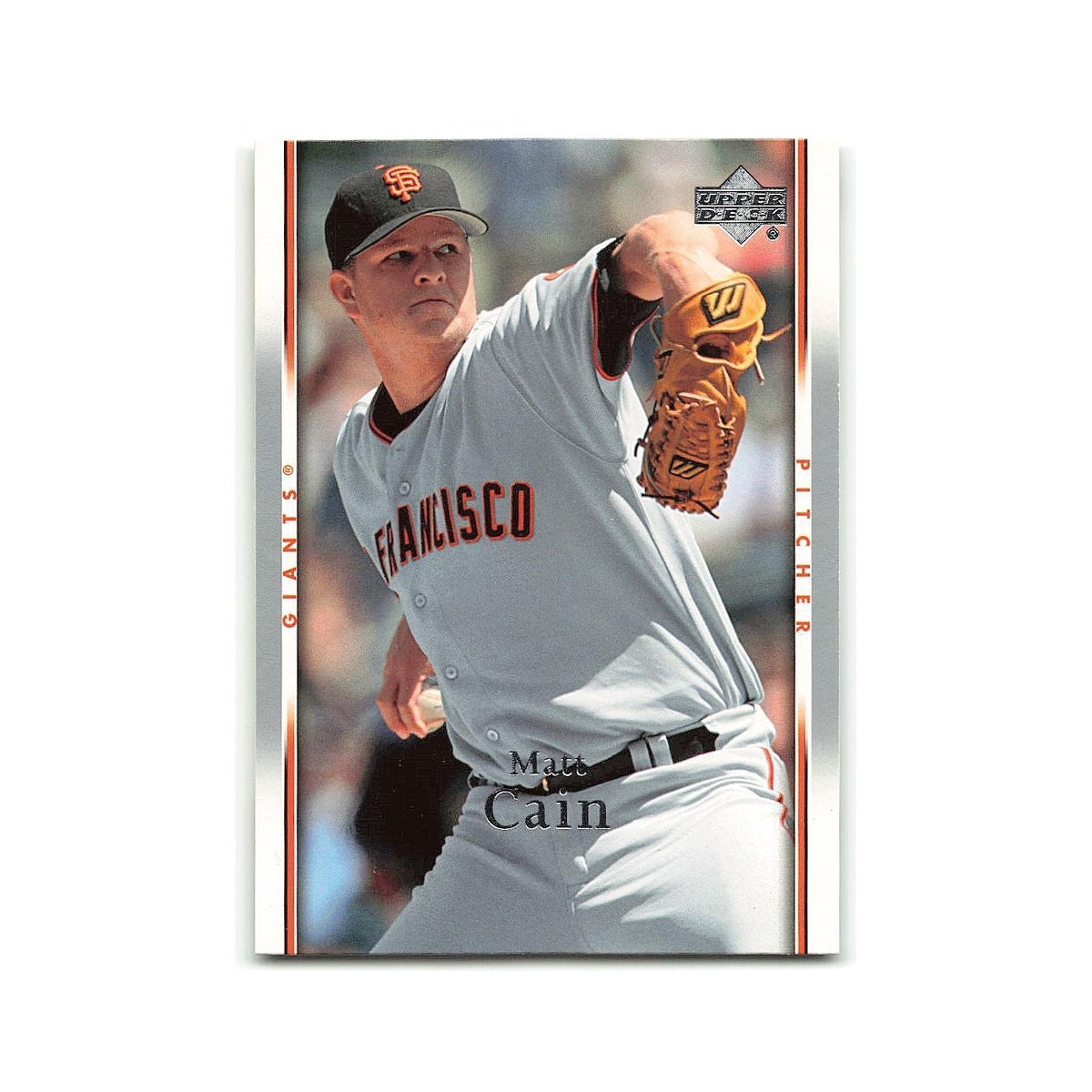 Matt Cain 2007 Upper Deck #438 San Francisco Giants Baseball Card NM