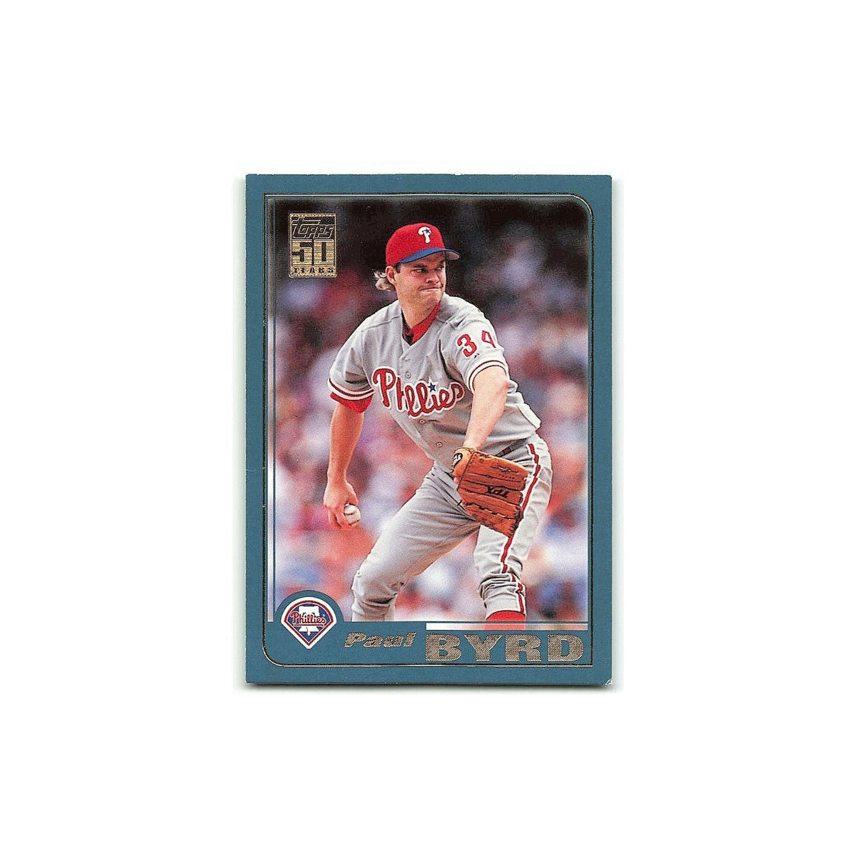 Paul Byrd 2001 Topps #656 Philadelphia Phillies Baseball Card NM
