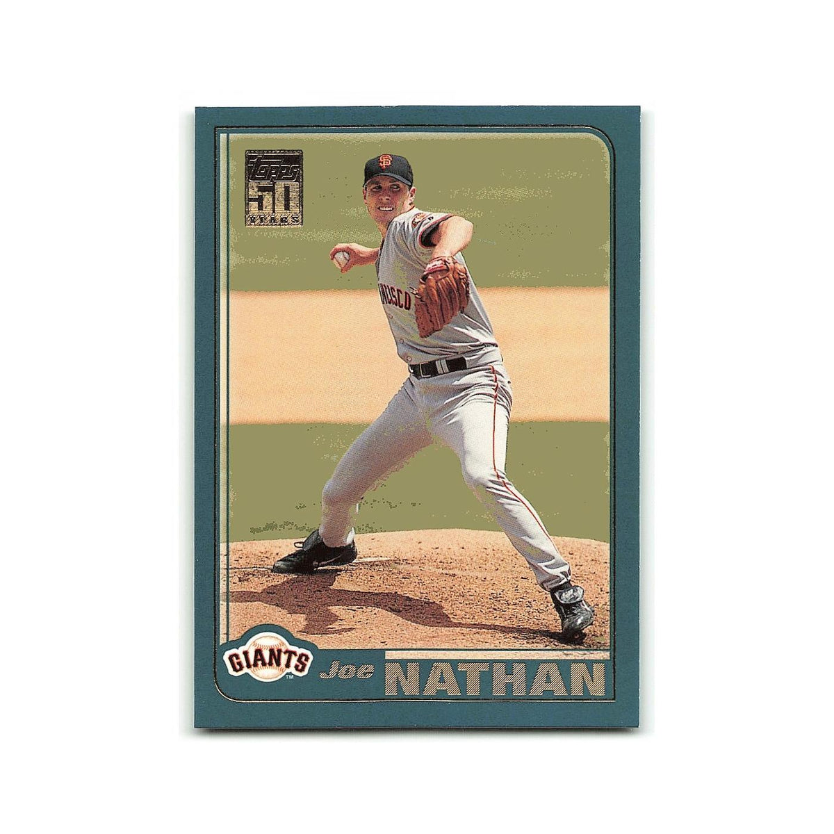 Joe Nathan 2001 Topps #292 San Francisco Giants Baseball Card NM