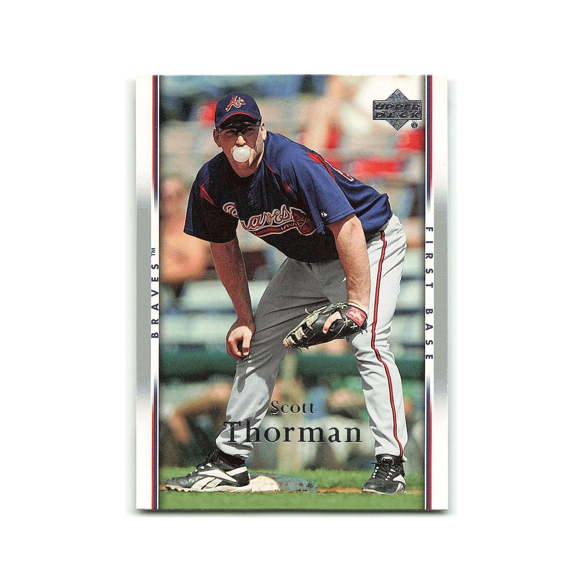 Scott Thorman 2007 Upper Deck #542 Atlanta Braves Baseball Card NM
